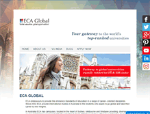 Tablet Screenshot of ecaglobal.com.au